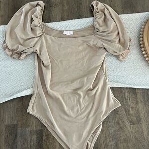 Pink Lily Classic Tan Top